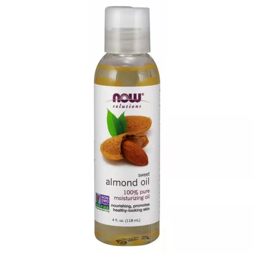 NOW FOODS 100% PURE ALMOND OIL 118 ml 