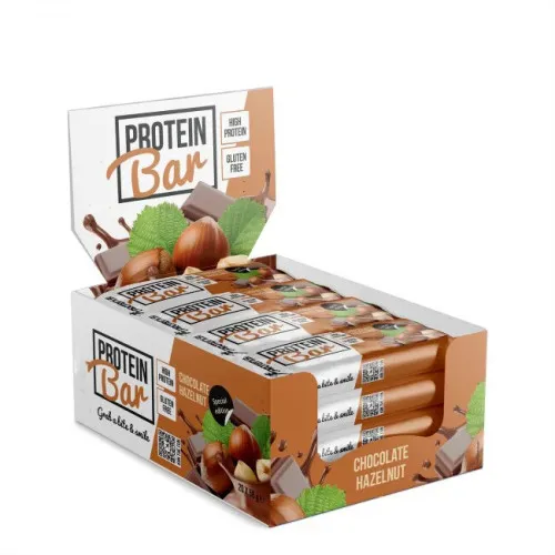Proteinbar, bedst før: 16/01/2026 (20 x 55 g) - Choco Hazelnut