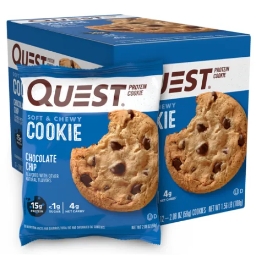 Cookies med 32% fiber og 30% protein (12 x 59 g)