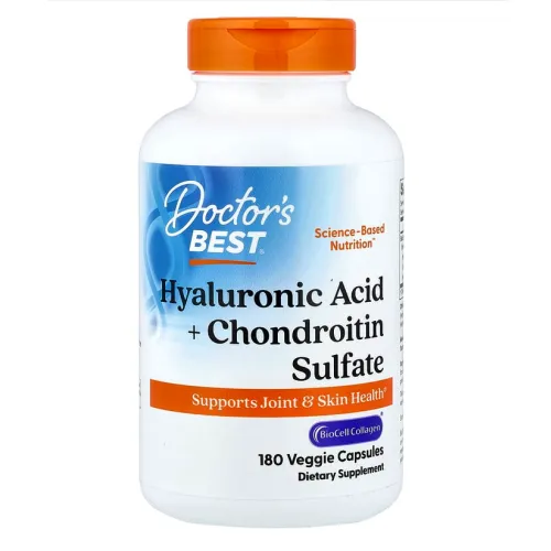 Hyaluronsyre + Chondroitin Sulfat med BioCell Collagen, 180 kapsler