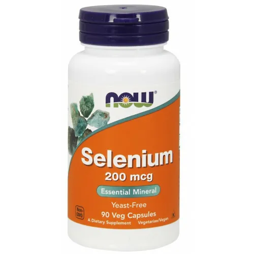 NOW FOODS SELENIUM 200 mcg 90 stk 