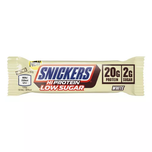 SNICKERS LOW SUGAR HIGH PROTEIN BAR 1 x 57 g - White Chocolate