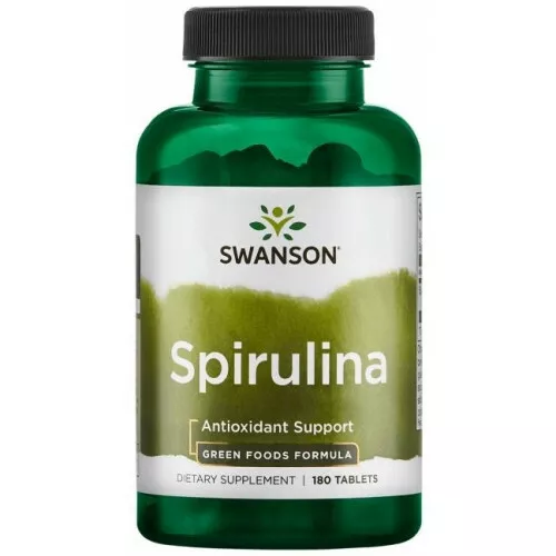 SWANSON HEALTH SPIRULINA 500 mg 180 stk 