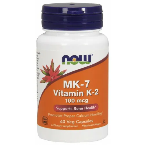 NOW FOODS MK-7 VITAMIN K-2 100 mcg 60 stk 