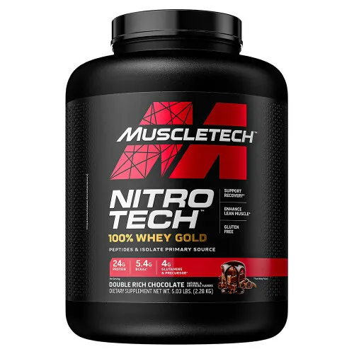 MUSCLETECH NITRO-TECH 100% WHEY GOLD 5 LBS