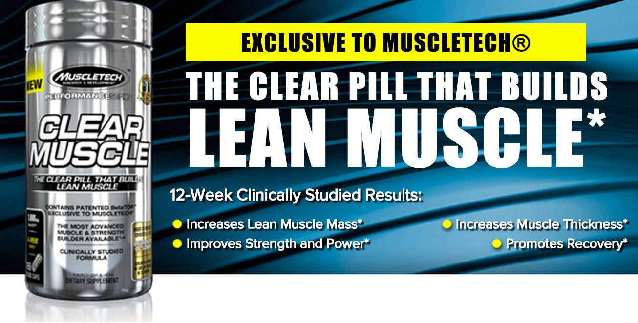 MUSCLETECH CLEAR MUSCLE 168 stk