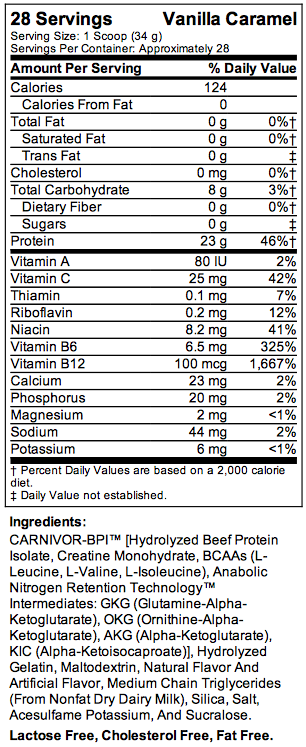 MUSCLEMEDS CARNIVOR 1 kg