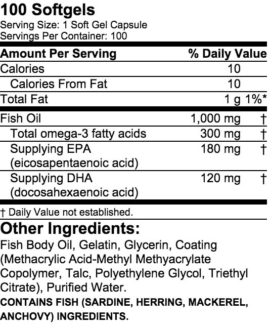 MUSCLETECH PLATINUM 100% FISH OIL 100 stk