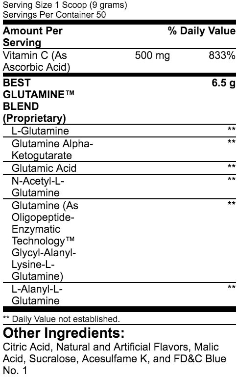 BPI SPORTS BEST GLUTAMINE 450 g 