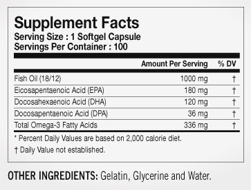TESTED OMEGA-3 100 stk