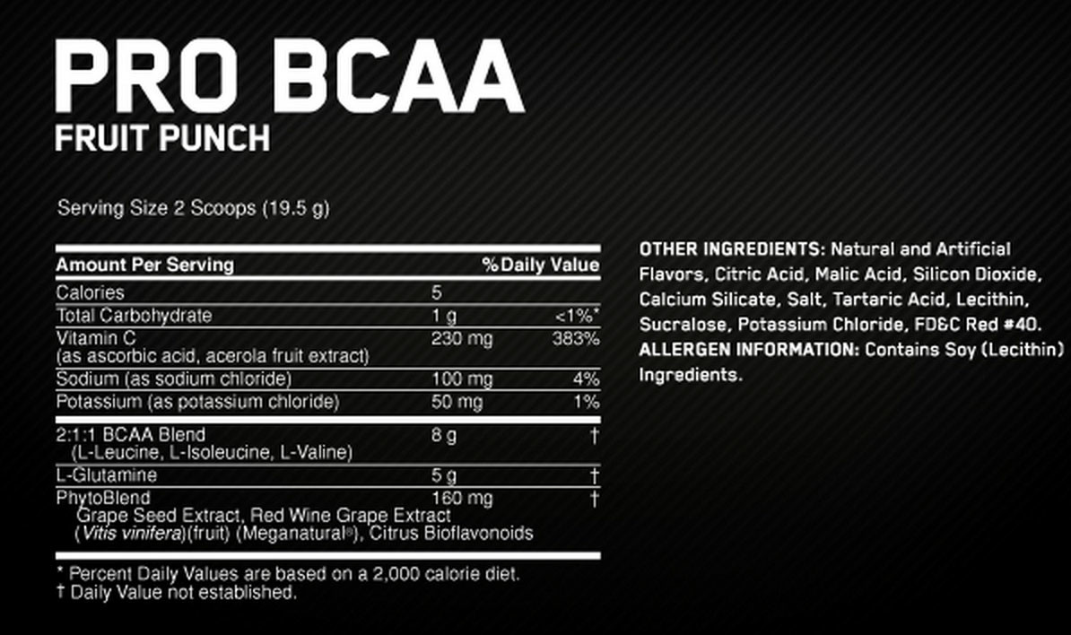 OPTIMUM PRO BCAA 390 g 