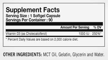 TESTED VITAMIN D 90 stk 