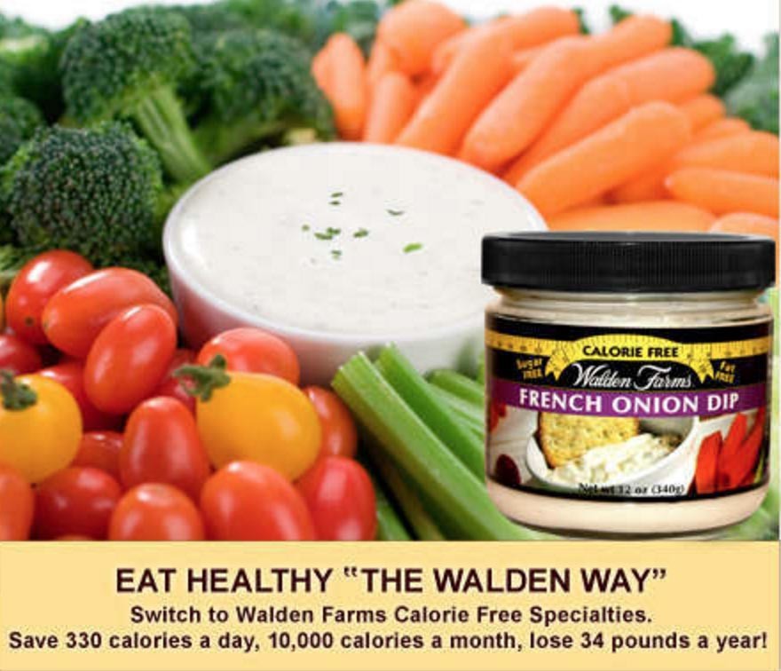 WALDEN FARMS VEGGIE & CHIP DIP 340 G