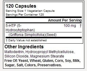 PRIMAFORCE 5-HTP 100 mg 120 stk 