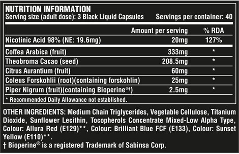 LIPO-6 BLACK 120 kapsuler