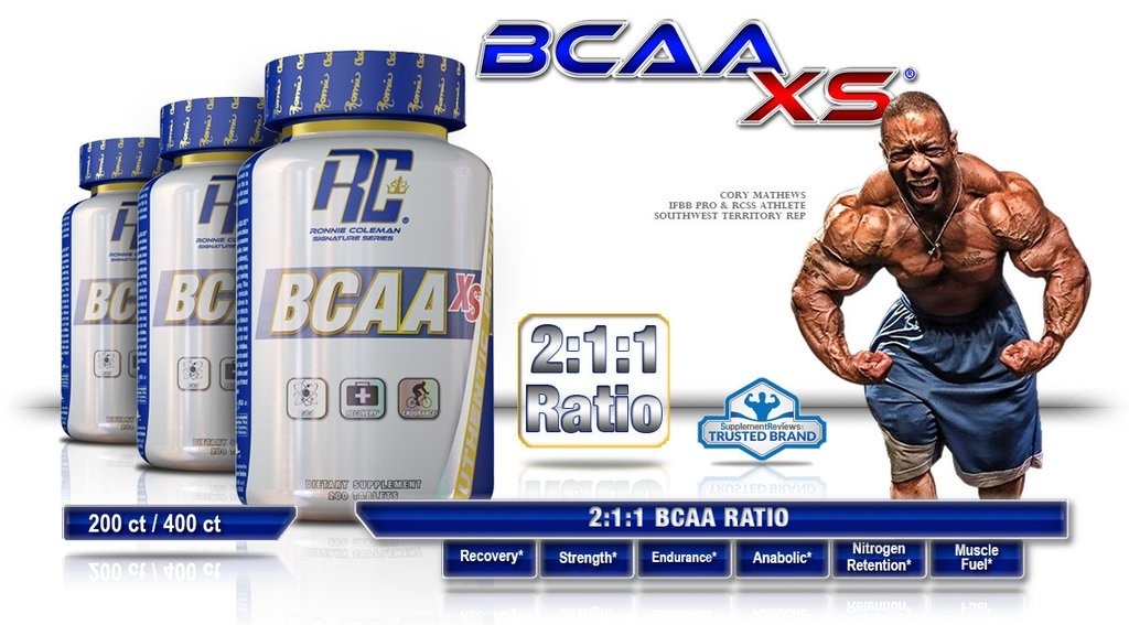 RONNIE COLEMAN BCAA-XS 30 PORTIONER 
