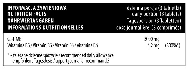 ACTIVLAB HMB 6 1000, 260 stk 