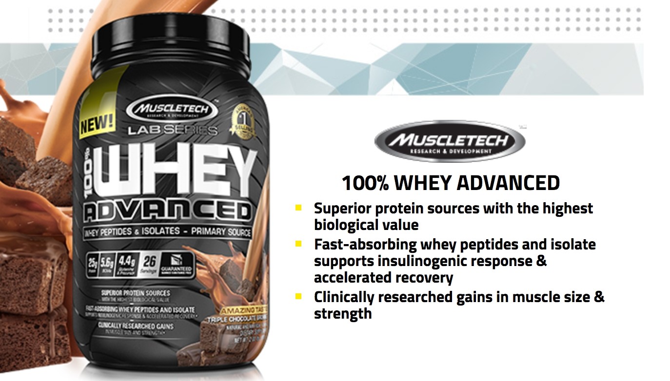 MUSCLETECH LAB SERIES 100% WHEY ADVANCED 2244 g 