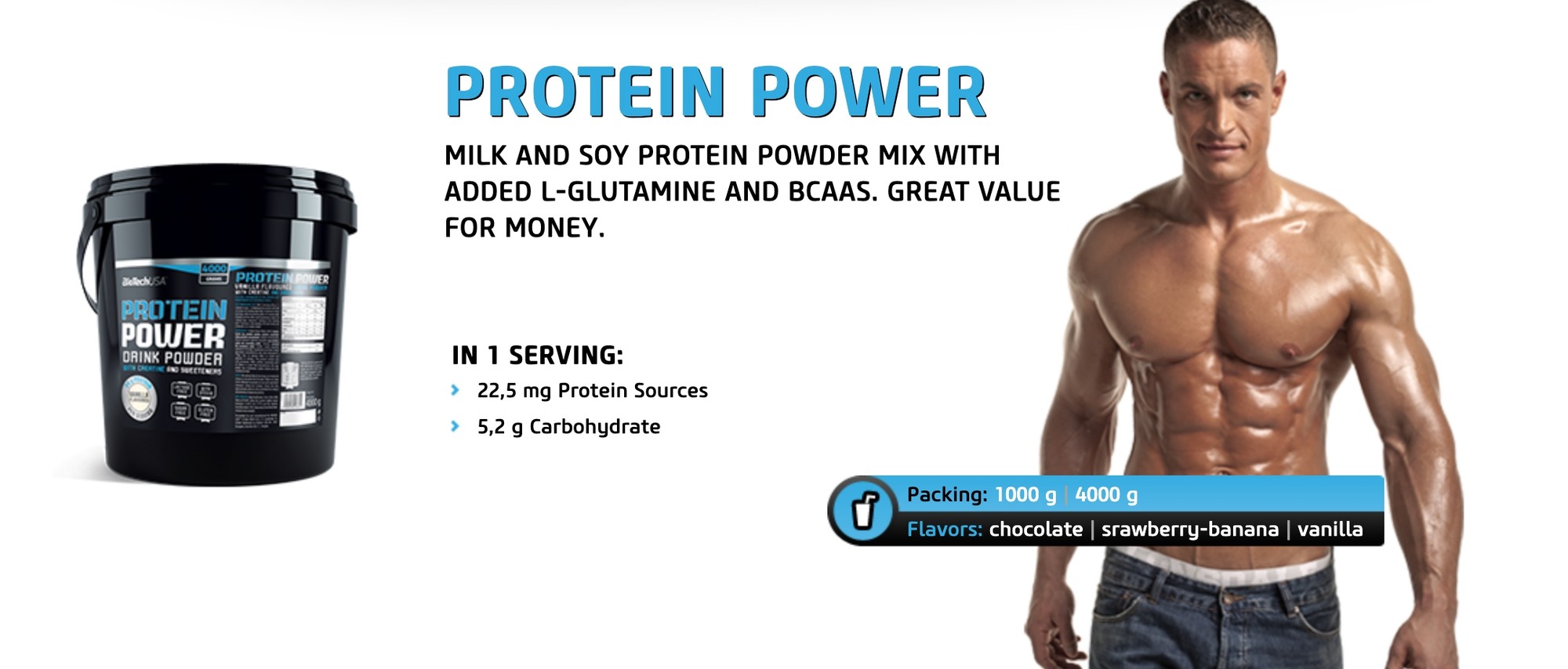 BIOTECH USA PROTEIN POWER 4000 G 