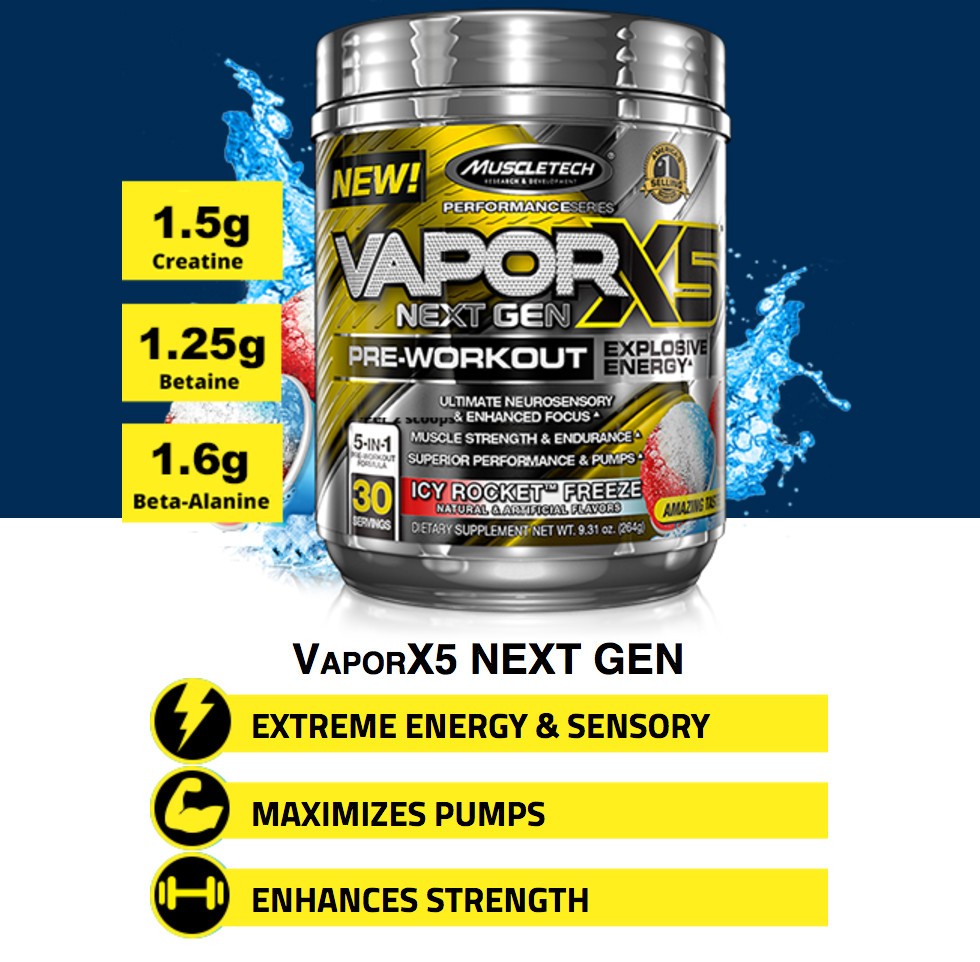 MUSCLETECH VAPOR X5 NEXT GEN 30 PORTIONER 