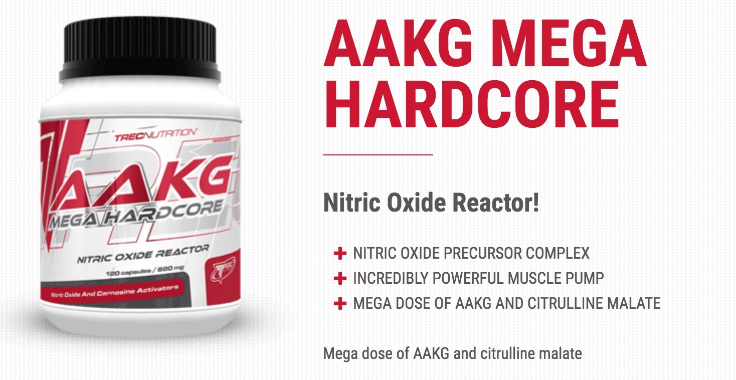 TREC NUTRITION AAKG MEGA HARDCORE 240 stk 