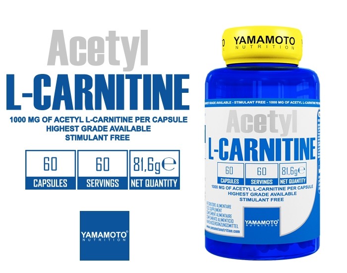 YAMAMOTO NUTRITION ACETYL L-CARNITINE 1000 mg 60 stk 