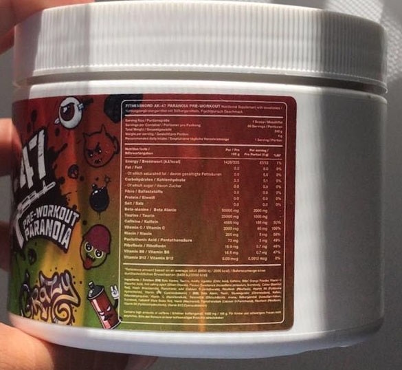 A₭-47 LABS PRE-WORKOUT 60 PORTIONER 