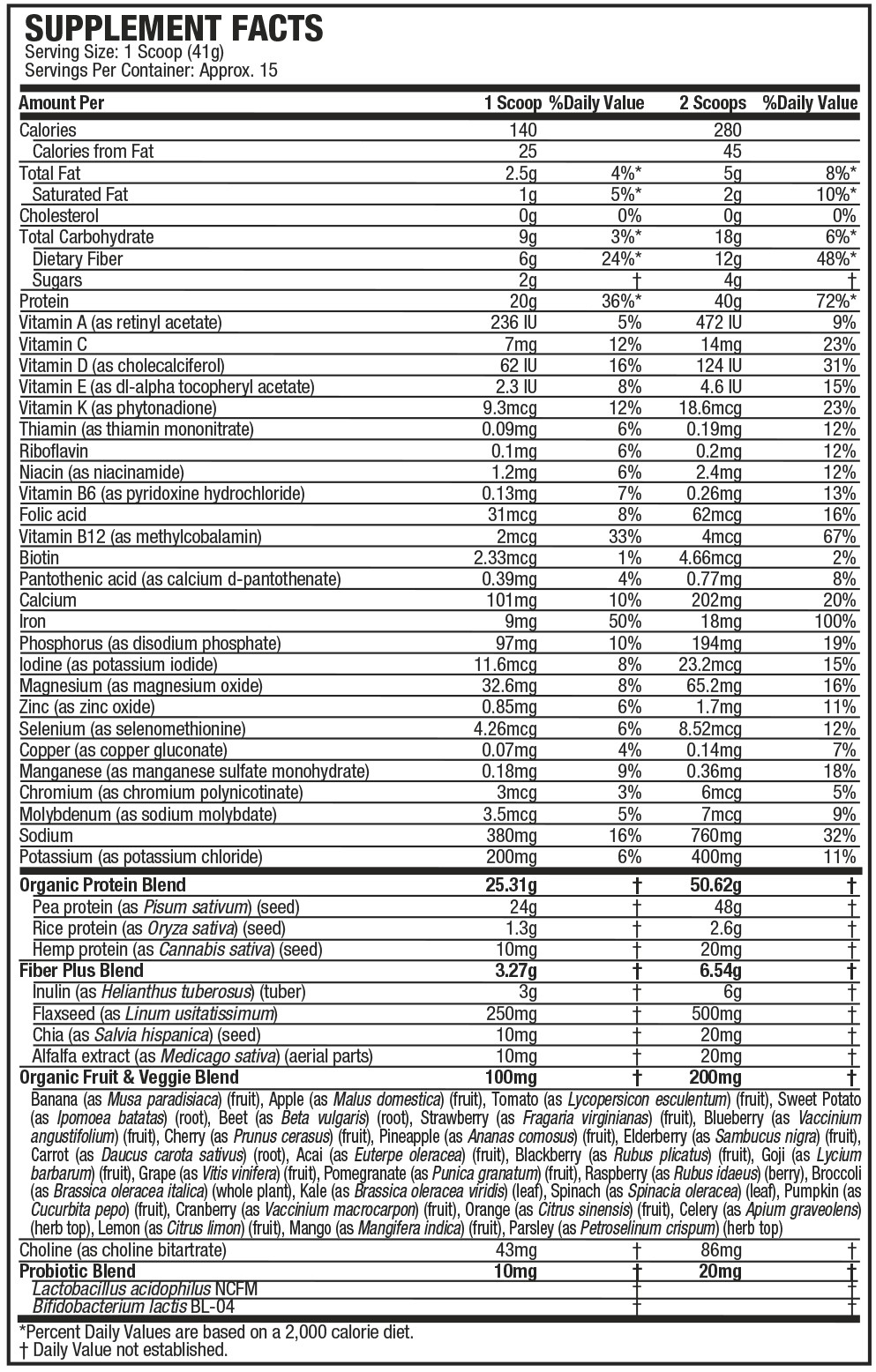 PURELY INSPIRED ALL-IN-ONE MEAL 590 g