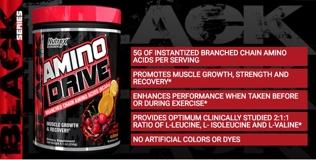 NUTREX AMINO DRIVE BLACK SERIES 30 PORTIONER 