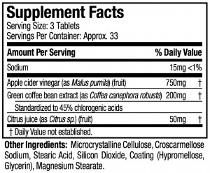 PURELY INSPIRED APPLE CIDER VINEGAR+ 100 stk 