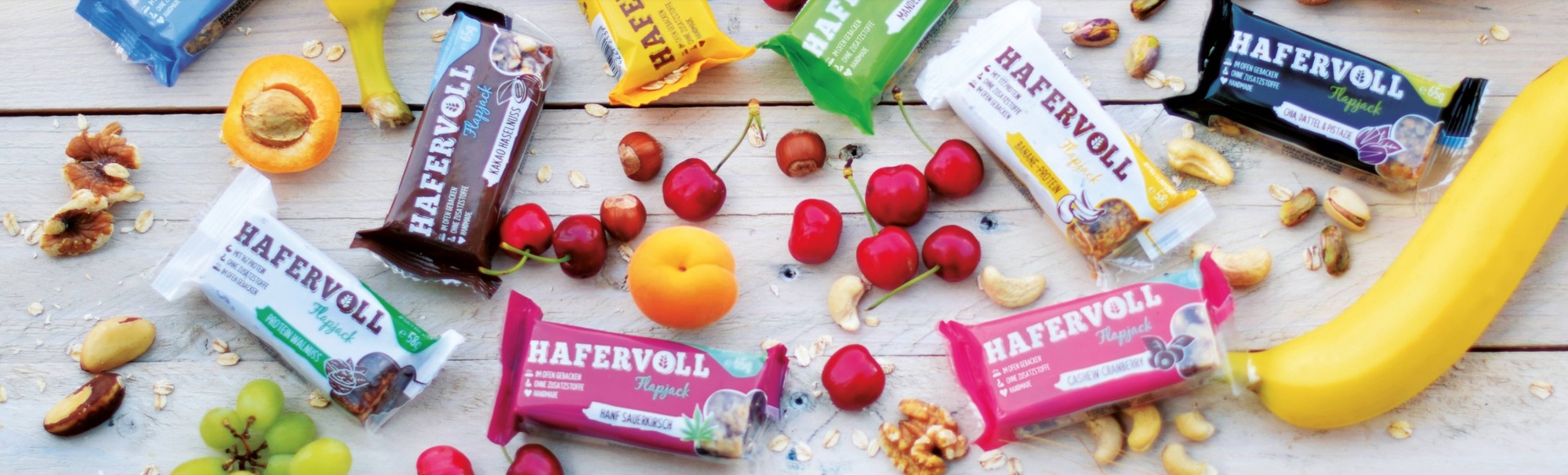 HAFERVOLL FLAPJACKS 18 x 65 g