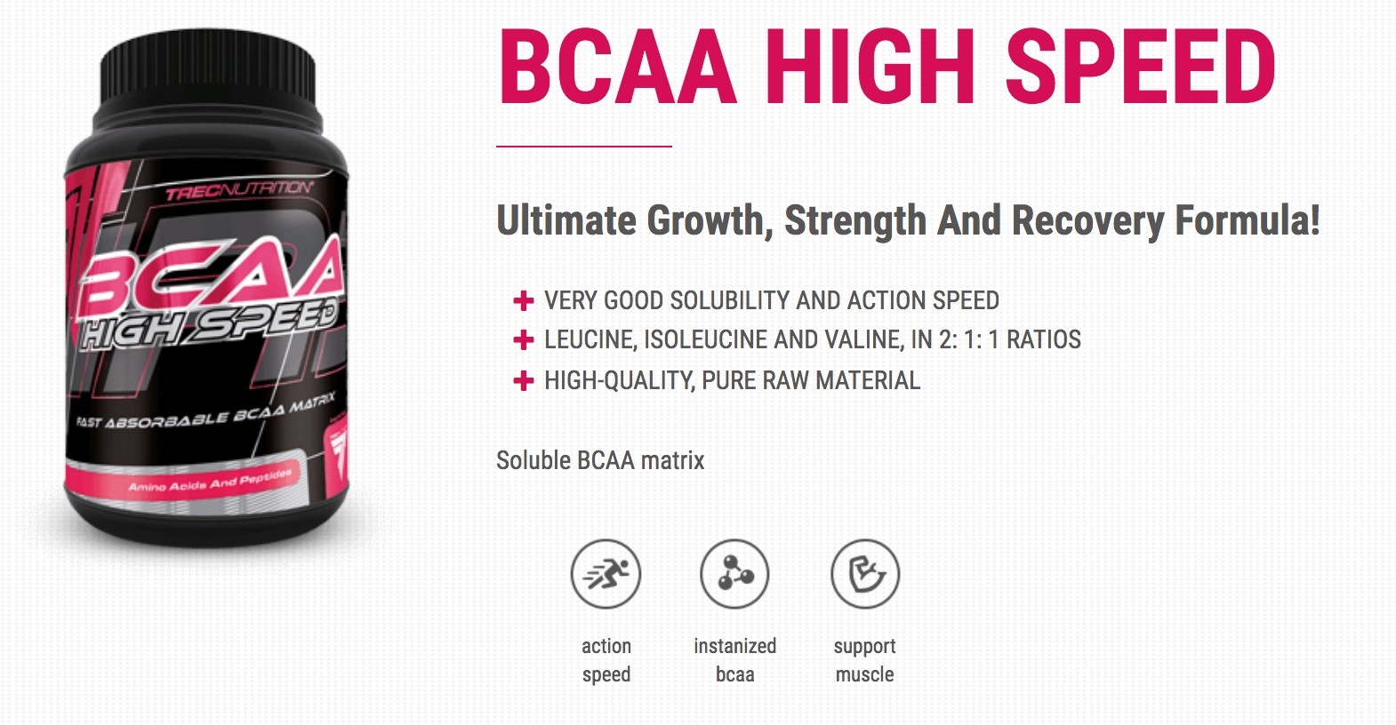 TREC NUTRITION BCAA HIGH SPEED 300 g 