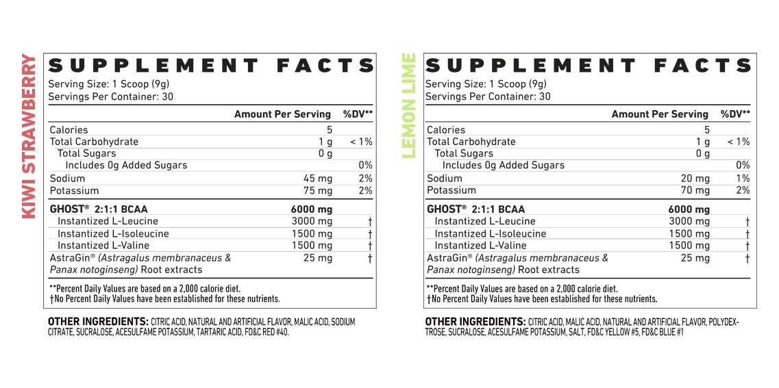 GHOST BCAA 30 PORTIONER 