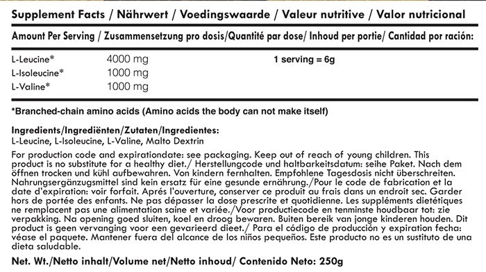 ONSTAGE NUTRITION BCAA 4:1:1 PROFESSIONAL 250 g 