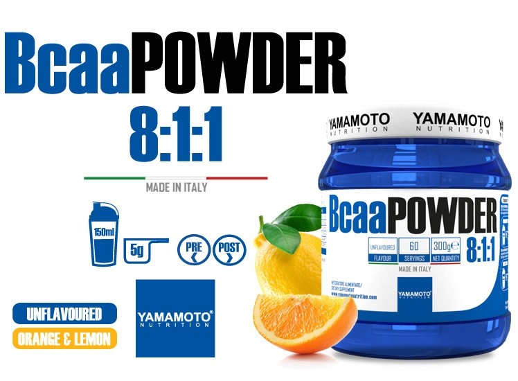 YAMAMOTO NUTRITION BCAA POWDER 8:1:1 300 g 
