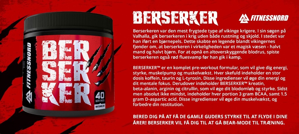 FITNESSNORD BERSERKER™ PRE-WORKOUT 40 SERVINGS