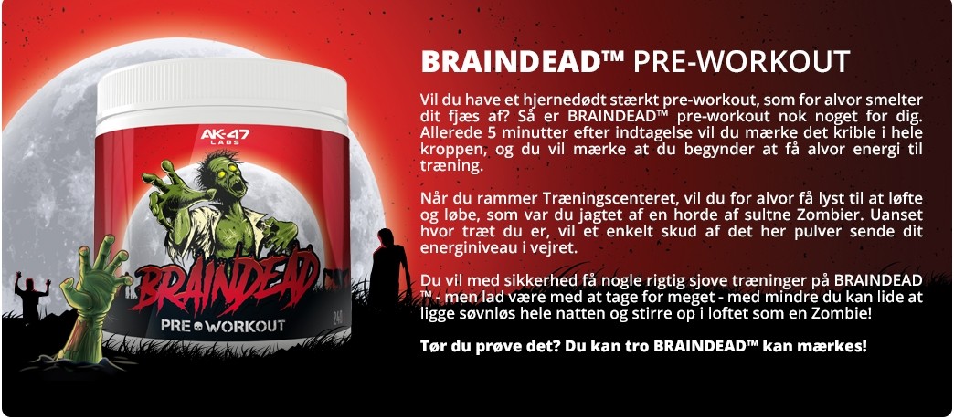 A₭-47 LABS BRAINDEAD PRE-WORKOUT, 60 PORTIONER