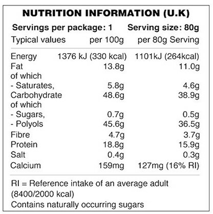 JUSTINE'S PROTEIN BROWNIE 1 x 80 g