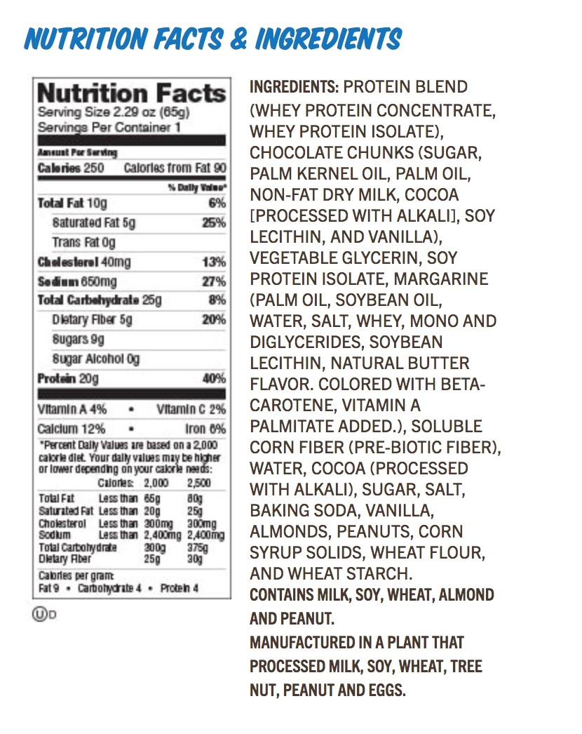 LENNY & LARRY'S MUSCLE BROWNIES 12 x 65 g 