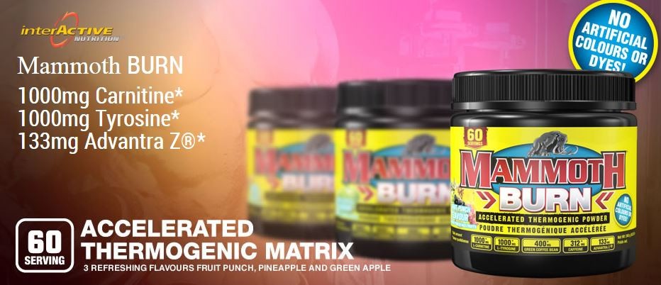 INTERACTIVE NUTRITION MAMMOTH BURN 60 portioner 