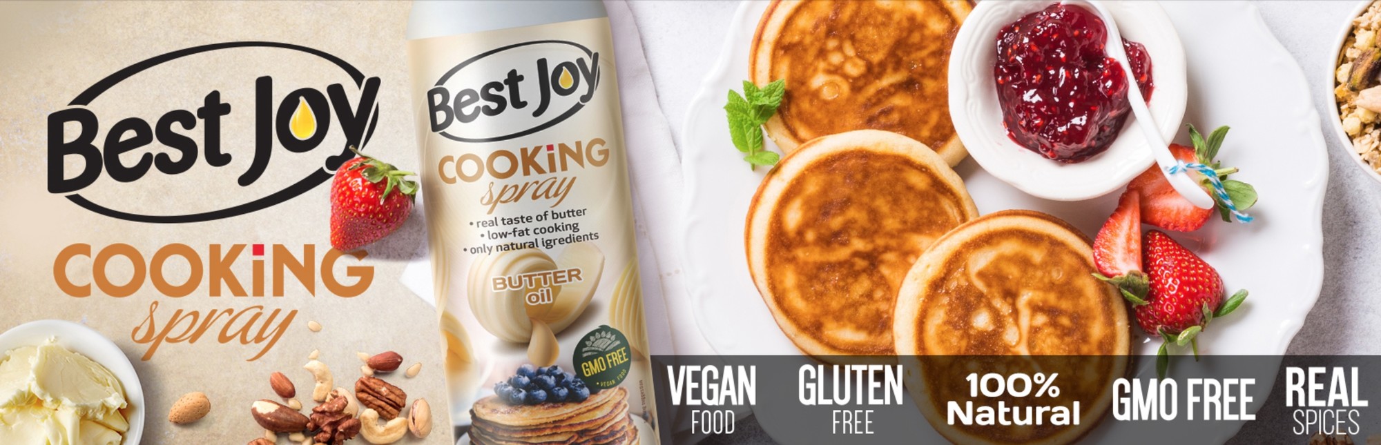 BEST JOY COOKING SPRAY BUTTER OIL 250 ml 