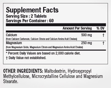 TESTED CALCIUM & MAGNESIUM 120 stk 