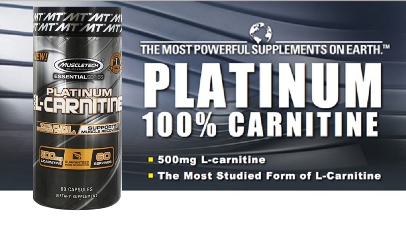 MUSCLETECH ESSENTIAL SERIES PLATINUM 100 % L-CARNITINE 60 stk 