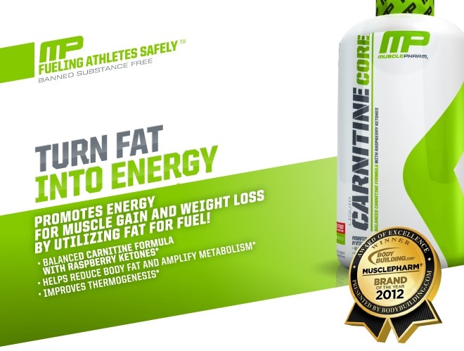 MUSCLEPHARM CARNITINE CORE 60 stk 