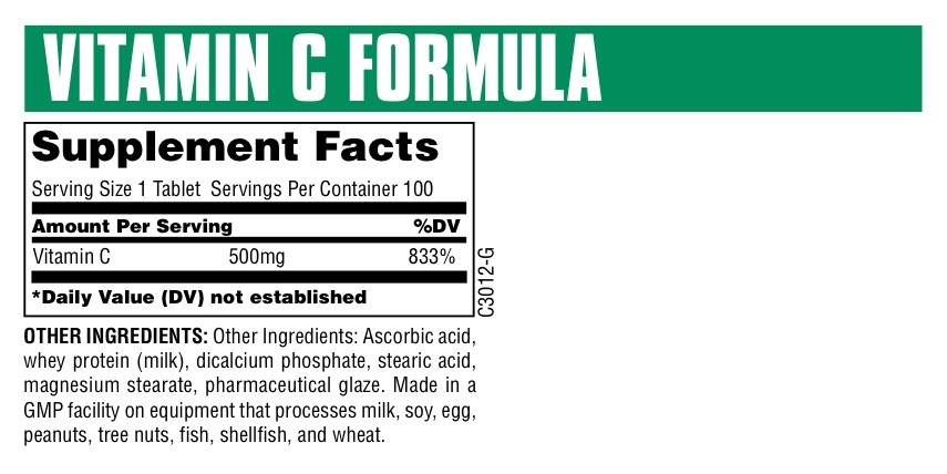 UNIVERSAL NUTRITION VITAMIN C 100 stk 