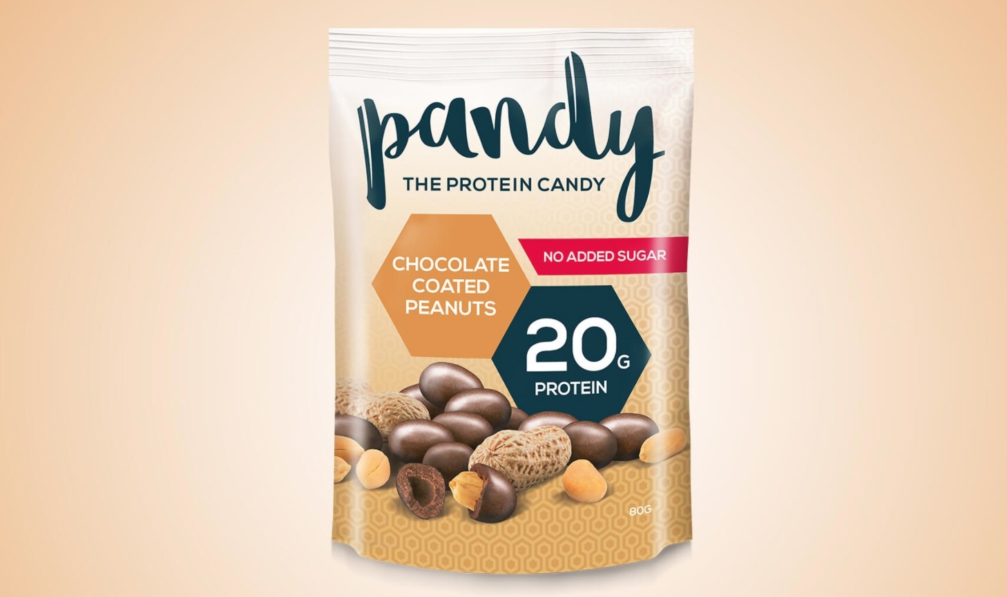 PANDY PROTEIN CHOCOLATE COATED PEANUTS 80 g 