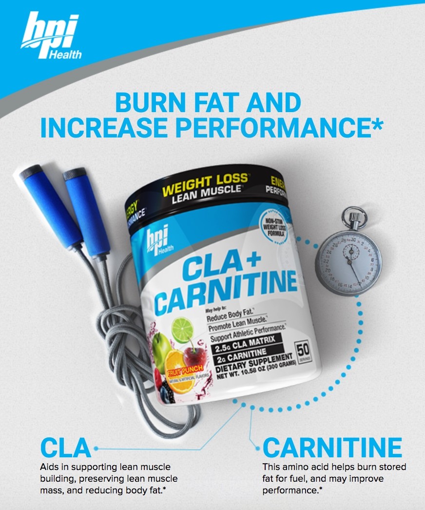BPI SPORTS CLA + CARNITINE 50 PORTIONER 