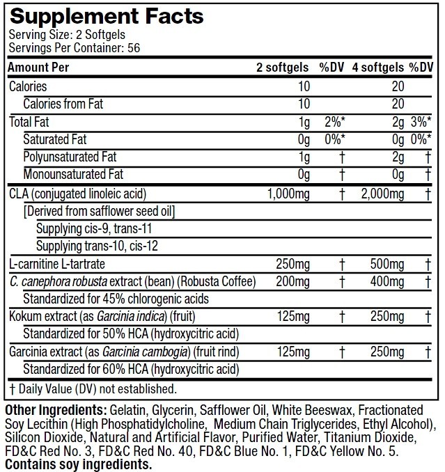 MUSCLETECH CLA 4X SX-7 BLACK ONYX 120 stk 