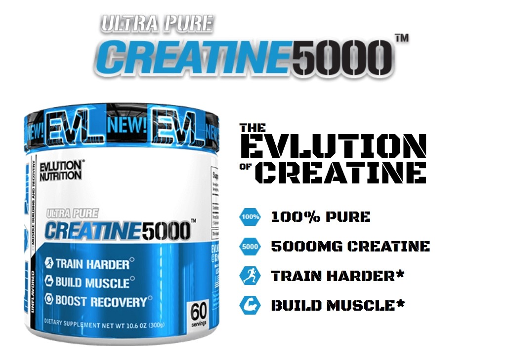 EVL NUTRITION CREATINE 5000, 300 g 