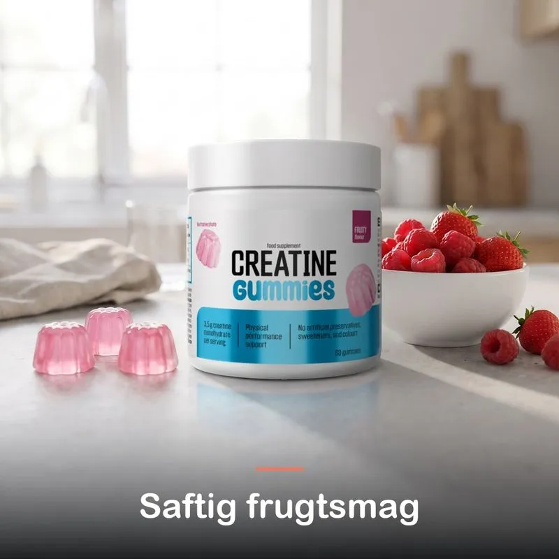 Creatine Gummies (60 stk.) - Fruity: saftig frugtsmag